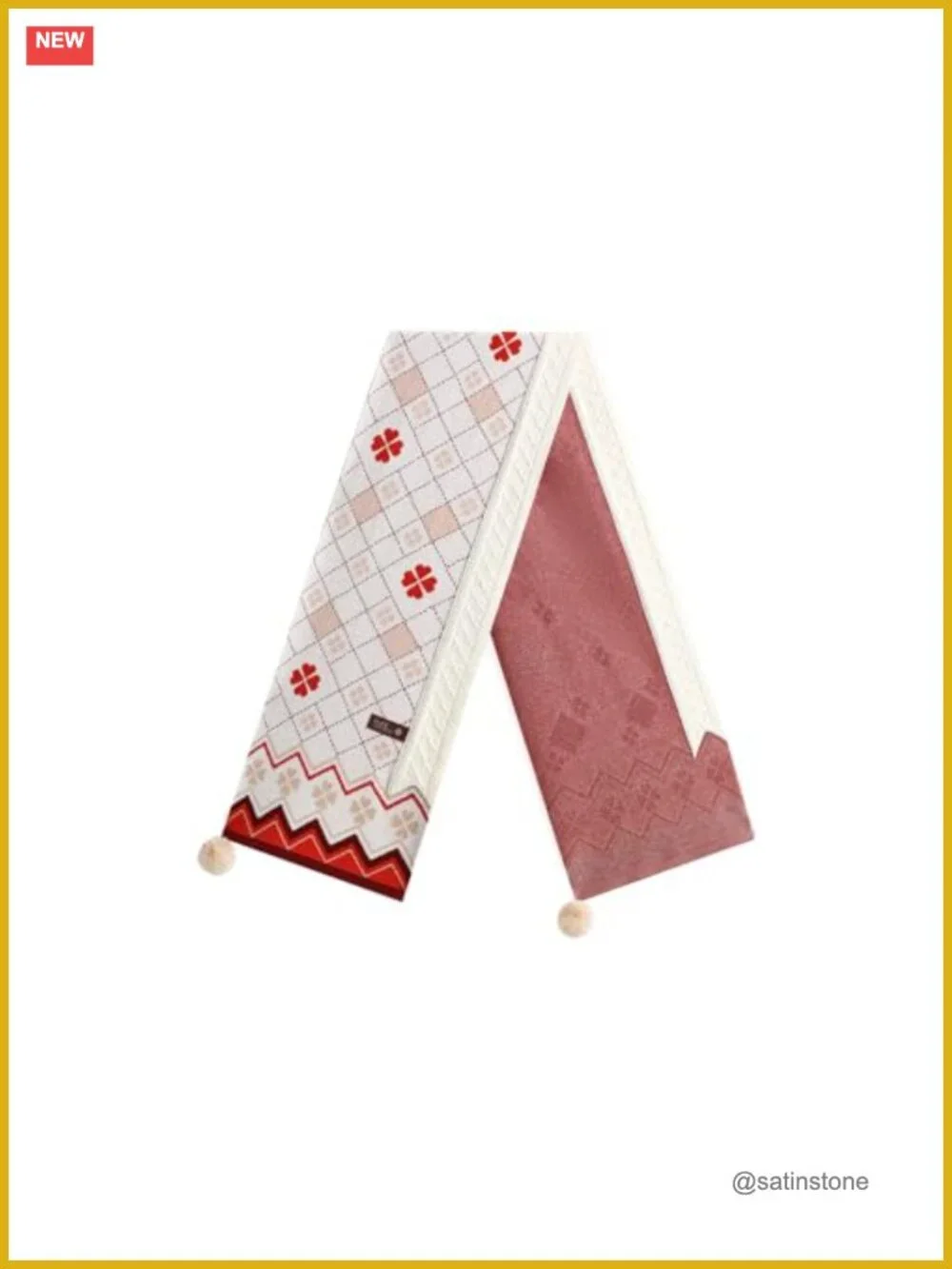Klee Inspired Scarf & Gloves Set Cosplay Accessory Anime Gaming